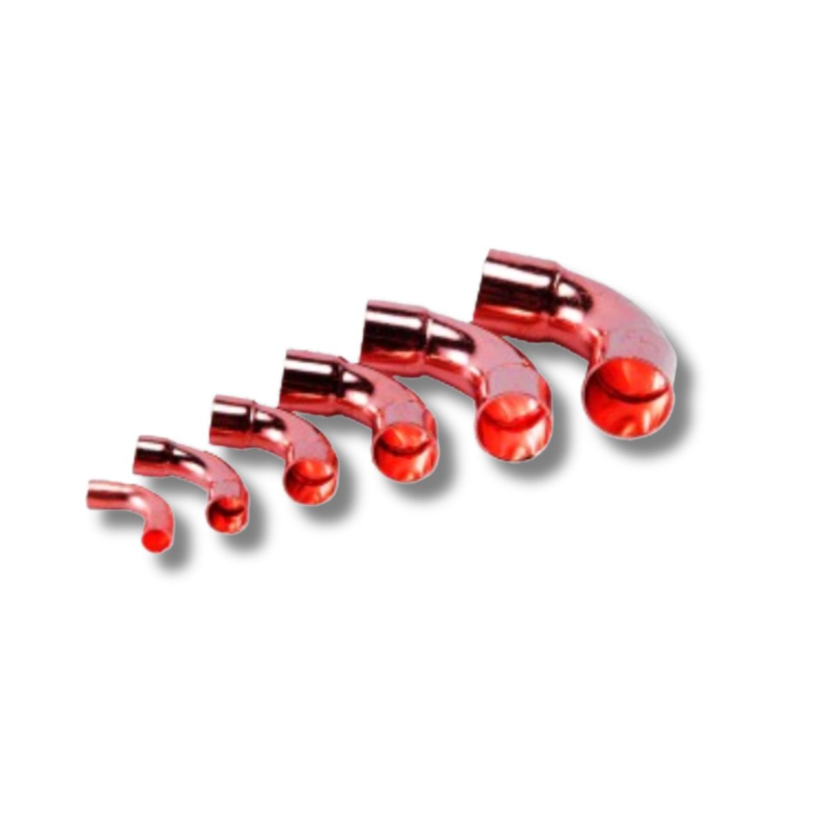 Curva 90° Longa de Cobre para Refrigeração 5/8" – ASME B16.22